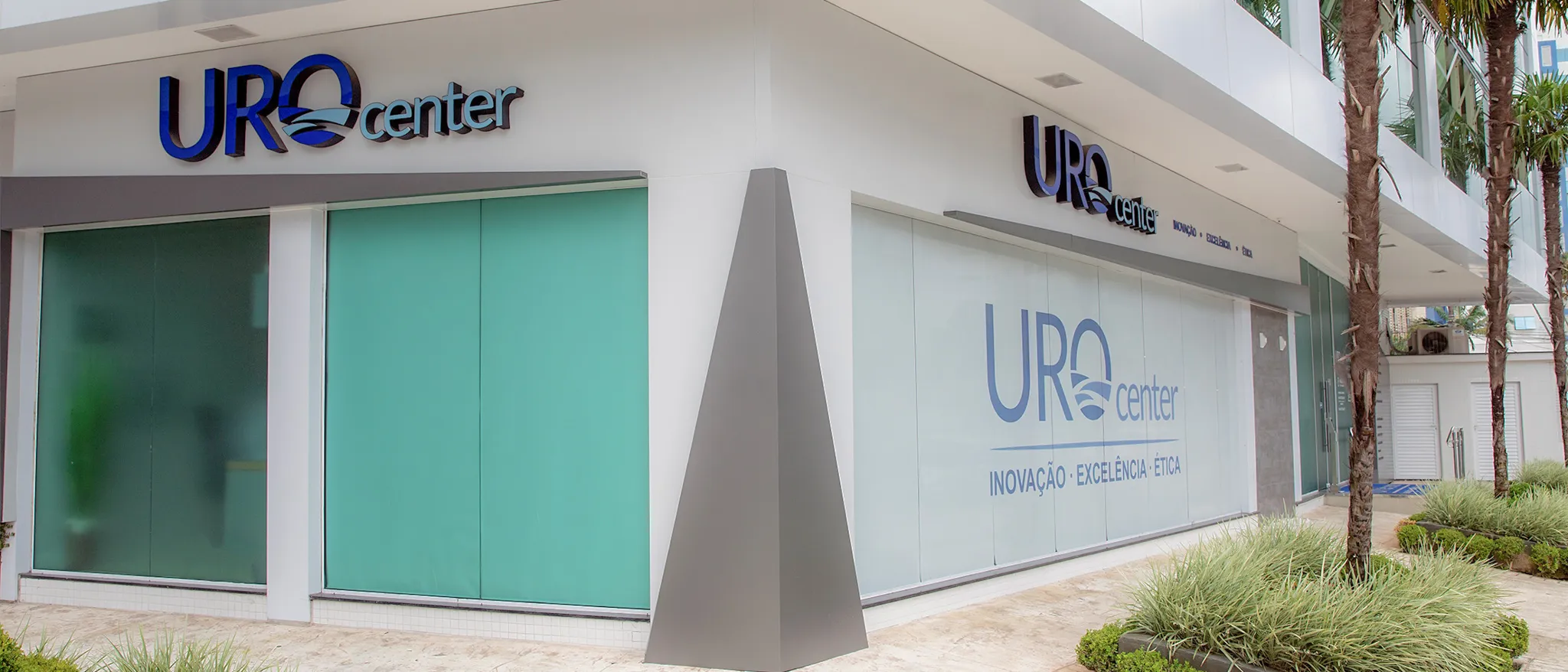 Clínica UROcenter, em Itajaí Foto da fachada da Clínica UROcenter, no centro de Itajaí