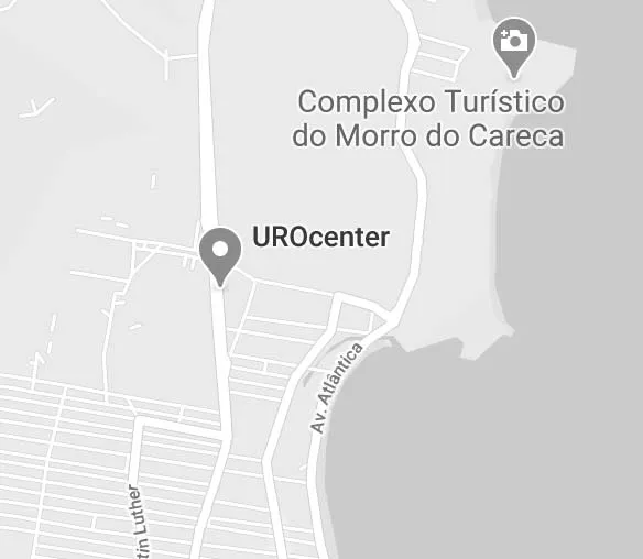Mapa de localização da Clínica UROcenter em Balneário Camboriú